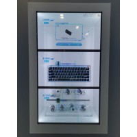 透明屏液晶展柜3D全息投影透明屏展示柜拼接櫥窗顯示器