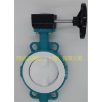 XG371F4防腐蝶閥 中線型襯氟蝶閥廠家
